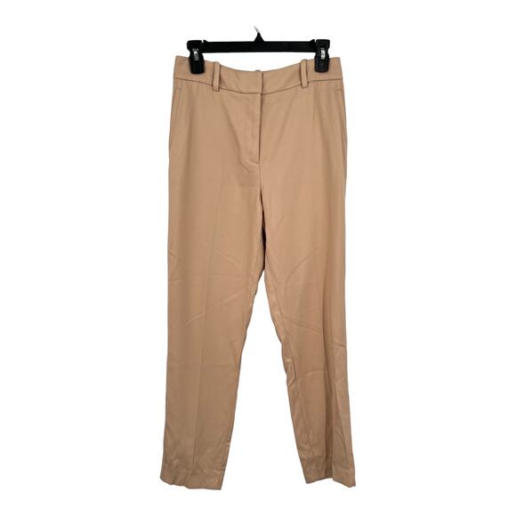 Reiss pants Ember slim fit high rise trousers tan size 4 - Picture 2 of 6